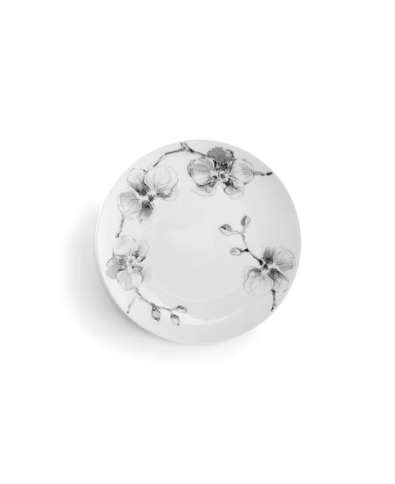 Black Orchid Tidbit Plate Set, 4 Piece