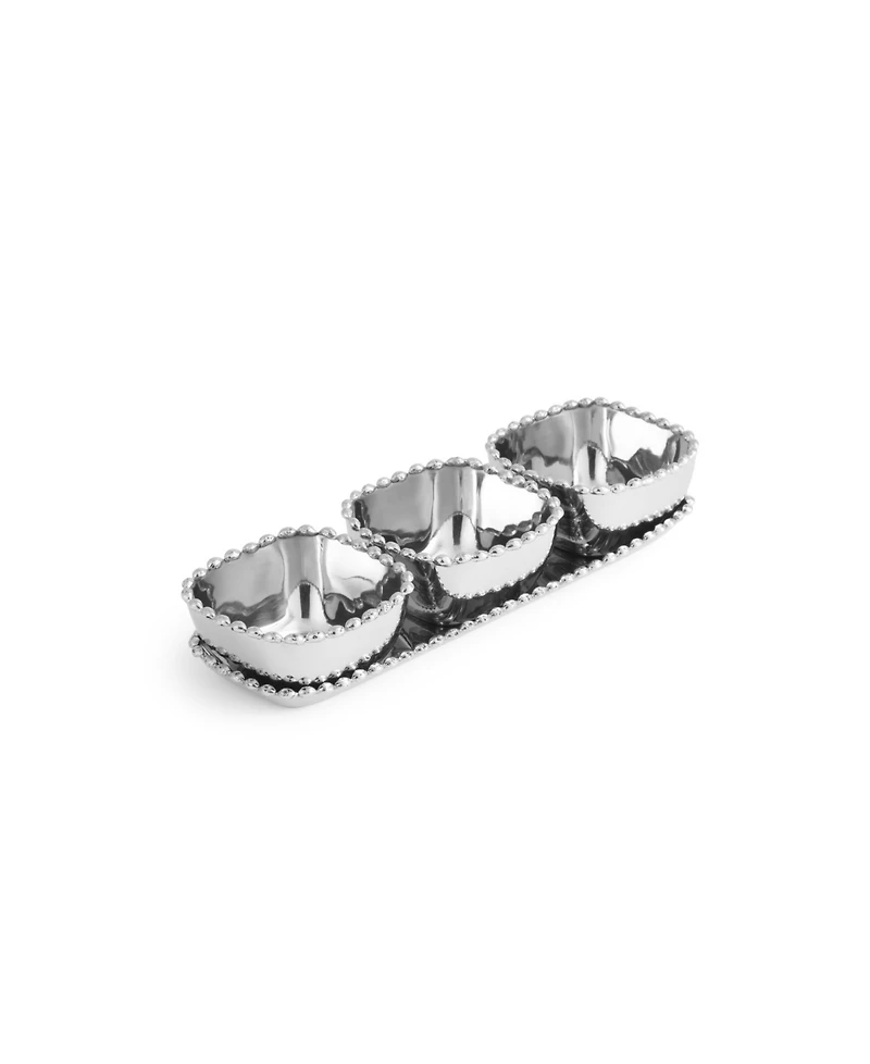 Molten Triple Bowl on Tray