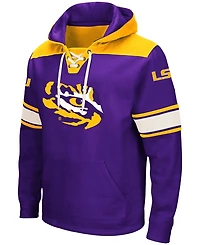 Men's Purple Lsu Tigers 2.0 Lace-Up Hoodie