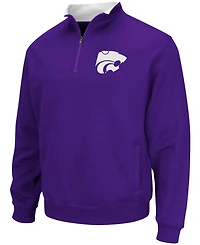 Men's Purple Kansas State Wildcats Tortugas Logo Quarter-Zip Jacket