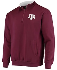 Men's Maroon Texas A M Aggies Tortugas Logo Quarter-Zip Jacket