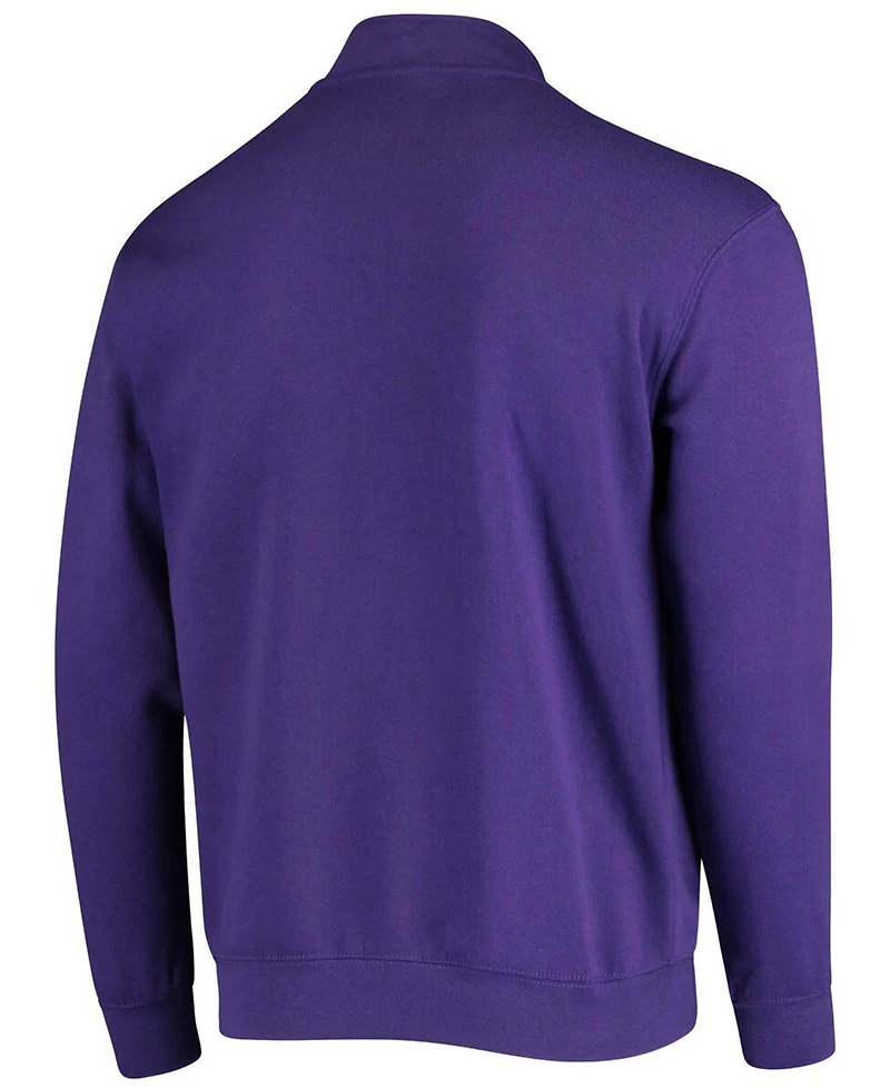 Men's Purple Washington Huskies Tortugas Logo Quarter-Zip Jacket
