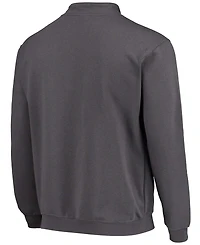 Men's Charcoal West Virginia Mountaineers Tortugas Logo Quarter-Zip Jacket