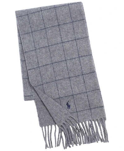 Polo Ralph Lauren Men's Reversible Windowpane Scarf