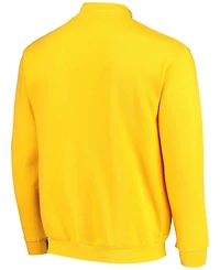 Men's Gold-Tone West Virginia Mountaineers Tortugas Logo Quarter-Zip Jacket