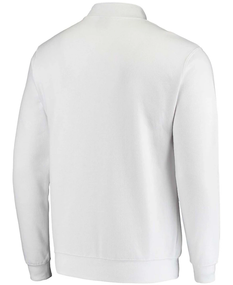 Men's White Missouri Tigers Tortugas Logo Quarter-Zip Jacket