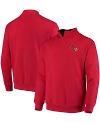 Men's Louisville Cardinals Tortugas Logo Quarter-Zip Jacket