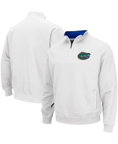 Men's White Florida Gators Tortugas Logo Quarter-Zip Pullover Jacket
