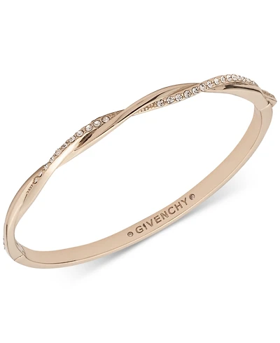Givenchy Pave Twist Bangle Bracelet