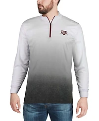 Men's Gray Texas A M Aggies Magic Team Logo Quarter-Zip Jacket