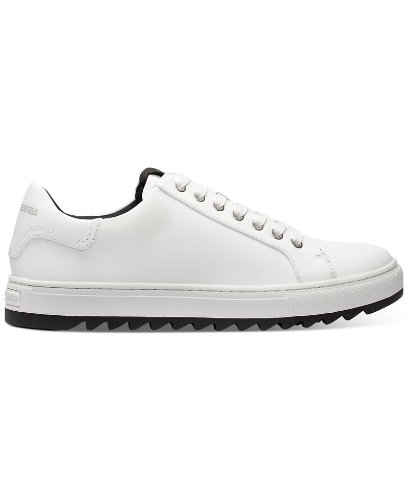 Karl Lagerfeld Men's Smooth Leather Tennis Sneaker