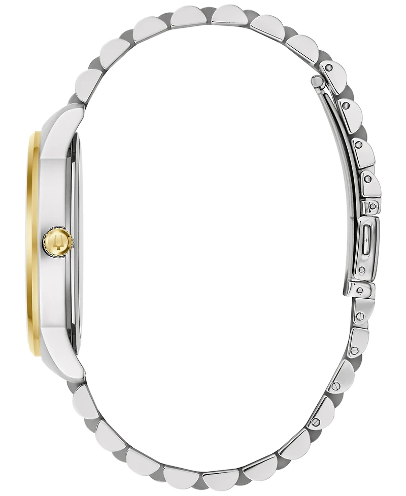 Bulova Men's Classic Two-Tone Stainless Steel Bracelet Watch 41mm