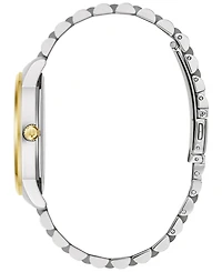 Bulova Men's Classic Two-Tone Stainless Steel Bracelet Watch 41mm