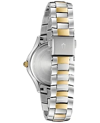 Bulova Women's Embellished Two-Tone Stainless Steel Bracelet Watch 32mm