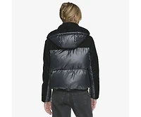 Women's Vega Mixed Media Short Down Coat