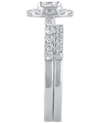 Diamond Oval Halo Bridal Set (1 ct. t.w.) in 14k White or Yellow Gold
