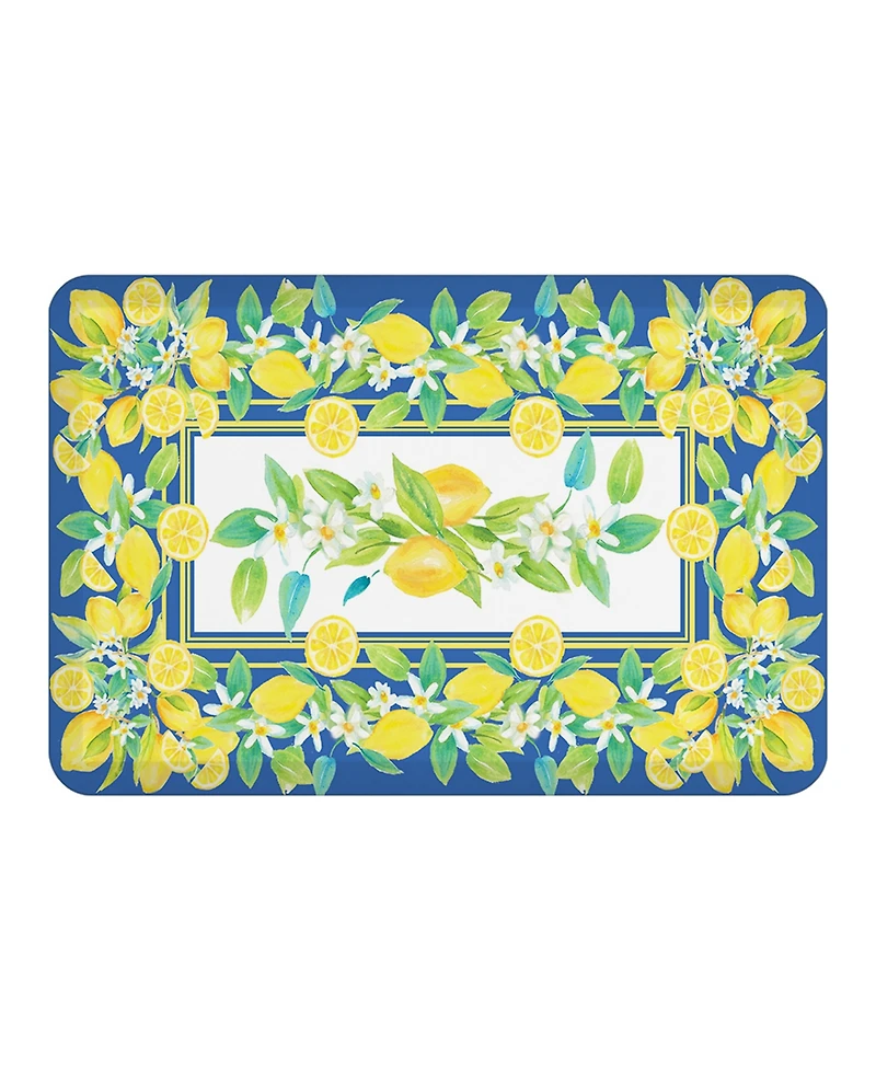 Lovely Lemons Kitchen Mat, 20" x 30"