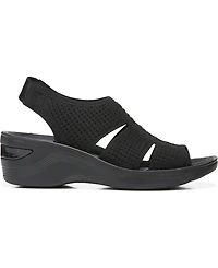LifeStride Women's Double Up Washable Wedge Slingbacks