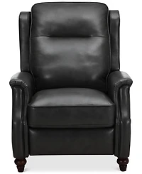 Closeout! Haizen 32" Leather Power Recliner, Created for Macy's