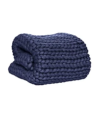 Tranquility Chunky Knit Weighted Throw, 11.9 lbs, 48" x 72"