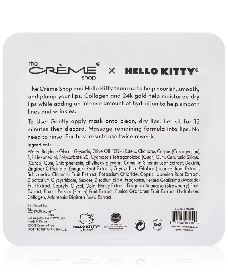 The Creme Shop x Hello Kitty Hydrogel Lip Patch - Strawberry Flavored