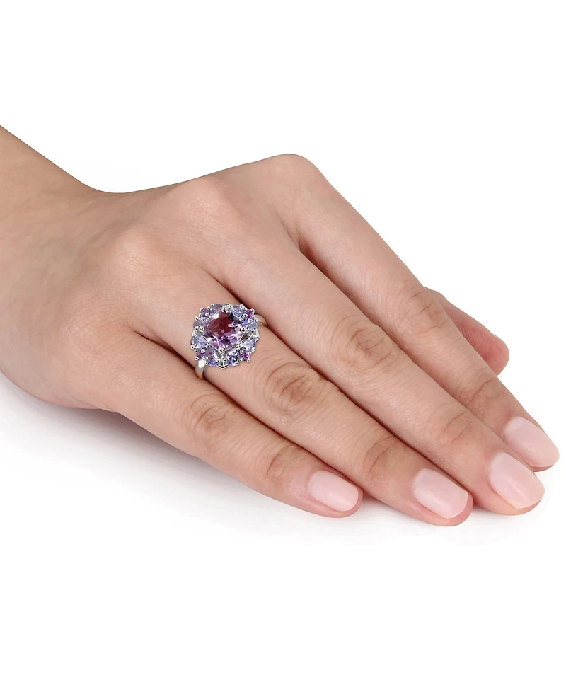Amethyst (1-7/8 ct. t.w.) & Tanzanite (1 Sterling Silver