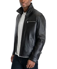 Michael Kors Men's James Dean Leather Jacket, Created for Macy's
