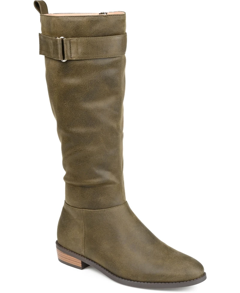 Journee Collection Women's Lelanni Extra Wide Calf Tall Boots