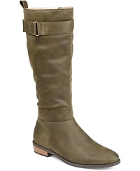 Journee Collection Women's Lelanni Extra Wide Calf Tall Boots