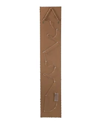 Glitzhome Lighted Wooden Christmas Porch Sign, 42"