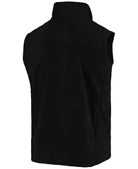 Men's Black Las Vegas Raiders Houston Fleece Full-Zip Vest