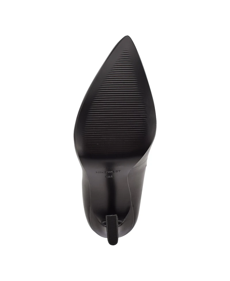 Nine West Women's Trendz Tapered Heel Pointy Toe Dress Pumps