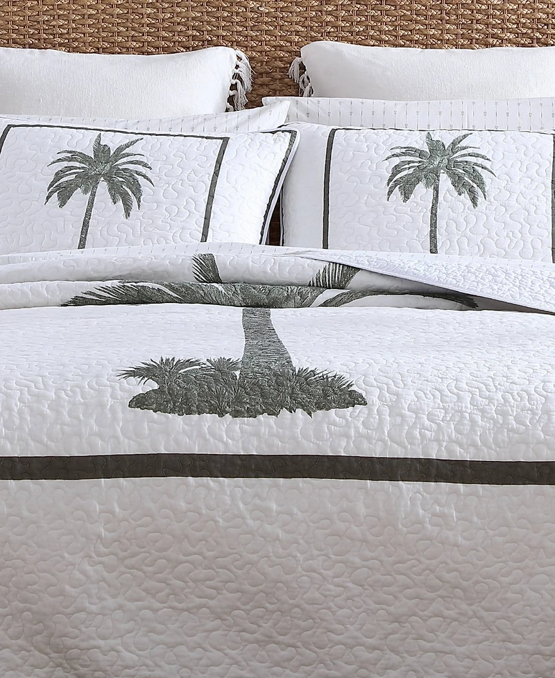 Tommy BahamaHome Palm Island Cotton Reversible Quilt, King