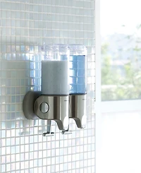 simplehuman Double Wall Mount Pump Shower Soap Dispenser