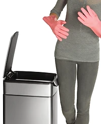 simplehuman 40 Liter Touch Bar Kitchen Trash Can