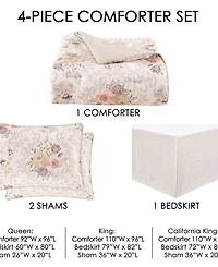 Royal Court Chardonnay 4-Pc. Comforter Set
