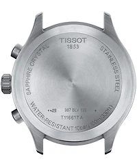 Tissot Men's Swiss Chronograph Xl Vintage Brown Leather Strap Watch 45mm
