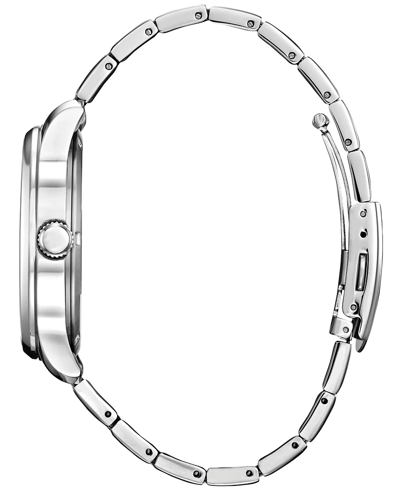 Citizen Men's Eco Drive Classic Stainless Steel Bracelet Watch 42mm, Created for Macy's