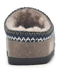 White Mountain Women's Bundle Up Footbed Clogs
