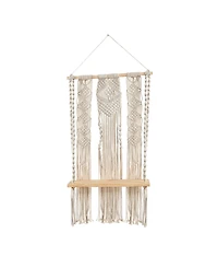 Layered Wall Hanging with Shelf, 2.5' x 1.5'