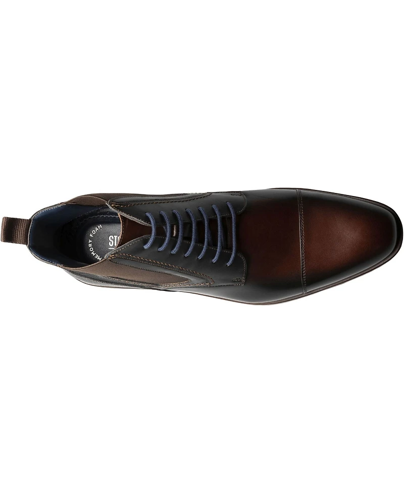Stacy Adams Men's Rafferty Cap Toe Lace Up Boots