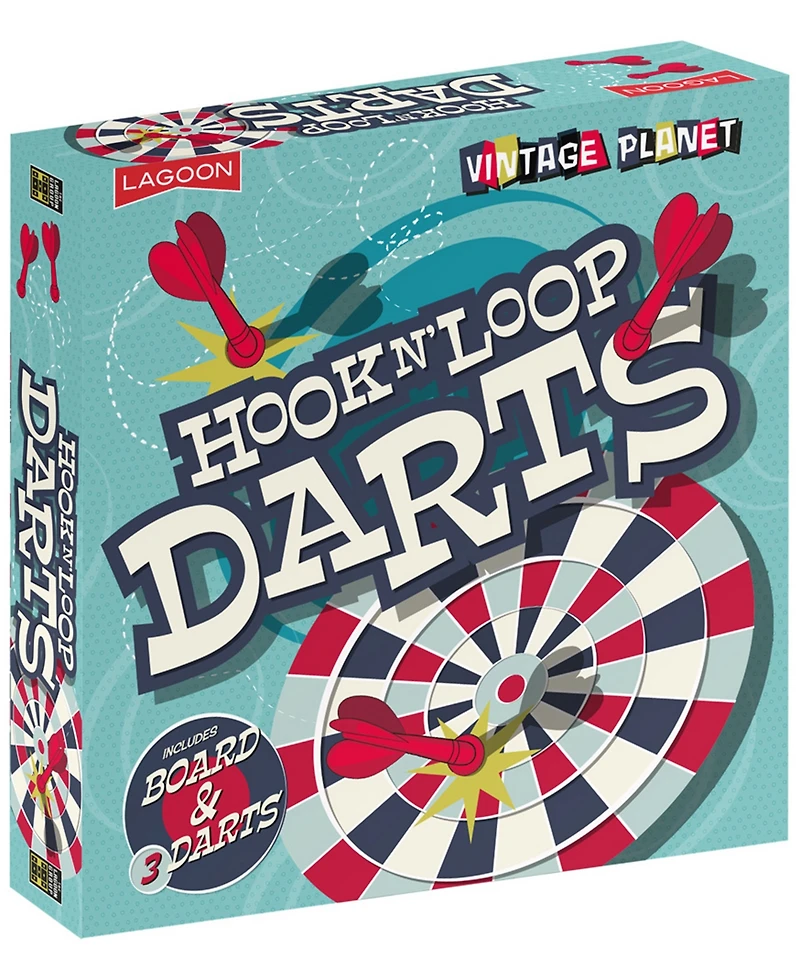 The Lagoon Group Vintage-Like Planet Hook N' Loop Darts
