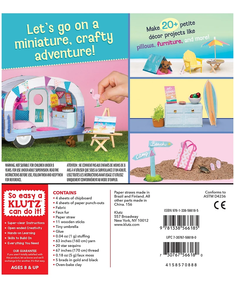 Klutz Make Your Own Tiny Camper