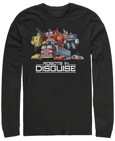 Men's Transformer Robots Disguise Long Sleeve T-shirt