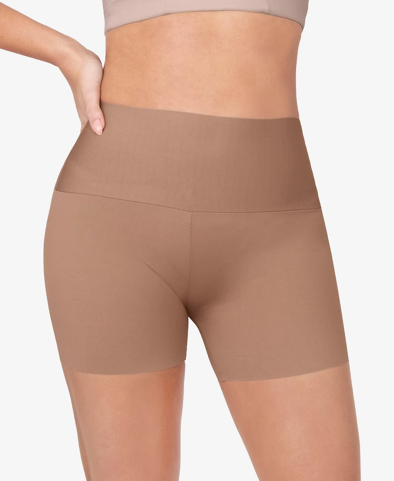 Leonisa Women's Stay-In-Place Seamless Slip Shorts
