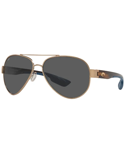 Costa Del Mar Men's Polarized Sunglasses, 6S4010 59