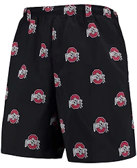 Men's Black Ohio State Buckeyes Backcast Ii 8" Omni-Shade Hybrid Shorts