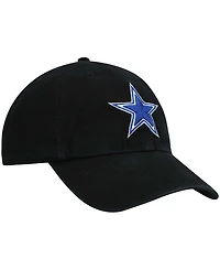 Men's Black Dallas Cowboys Primary Clean Up Adjustable Hat