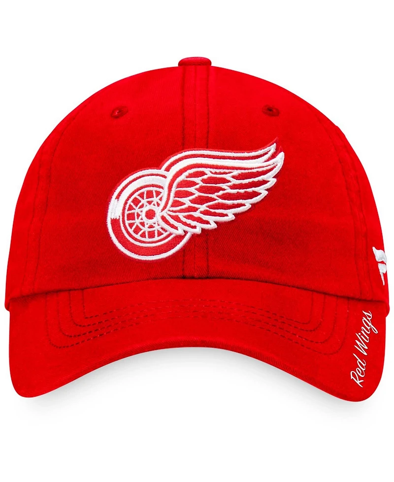 Women's Red Detroit Red Wings Core Primary Logo Adjustable Hat