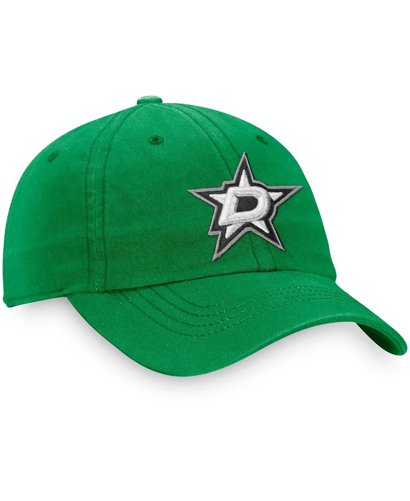 Women's Kelly Green Dallas Stars Primary Logo Adjustable Hat